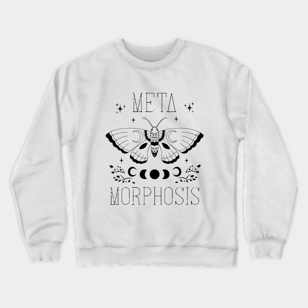 Celestial Butterfly - Metamorphosis Crewneck Sweatshirt by Witchling Art